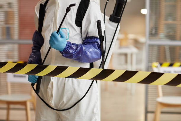 Professional Trauma Scene Cleanup technician working in Hindsville, AR